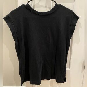 Black Sleeveless Women's Top